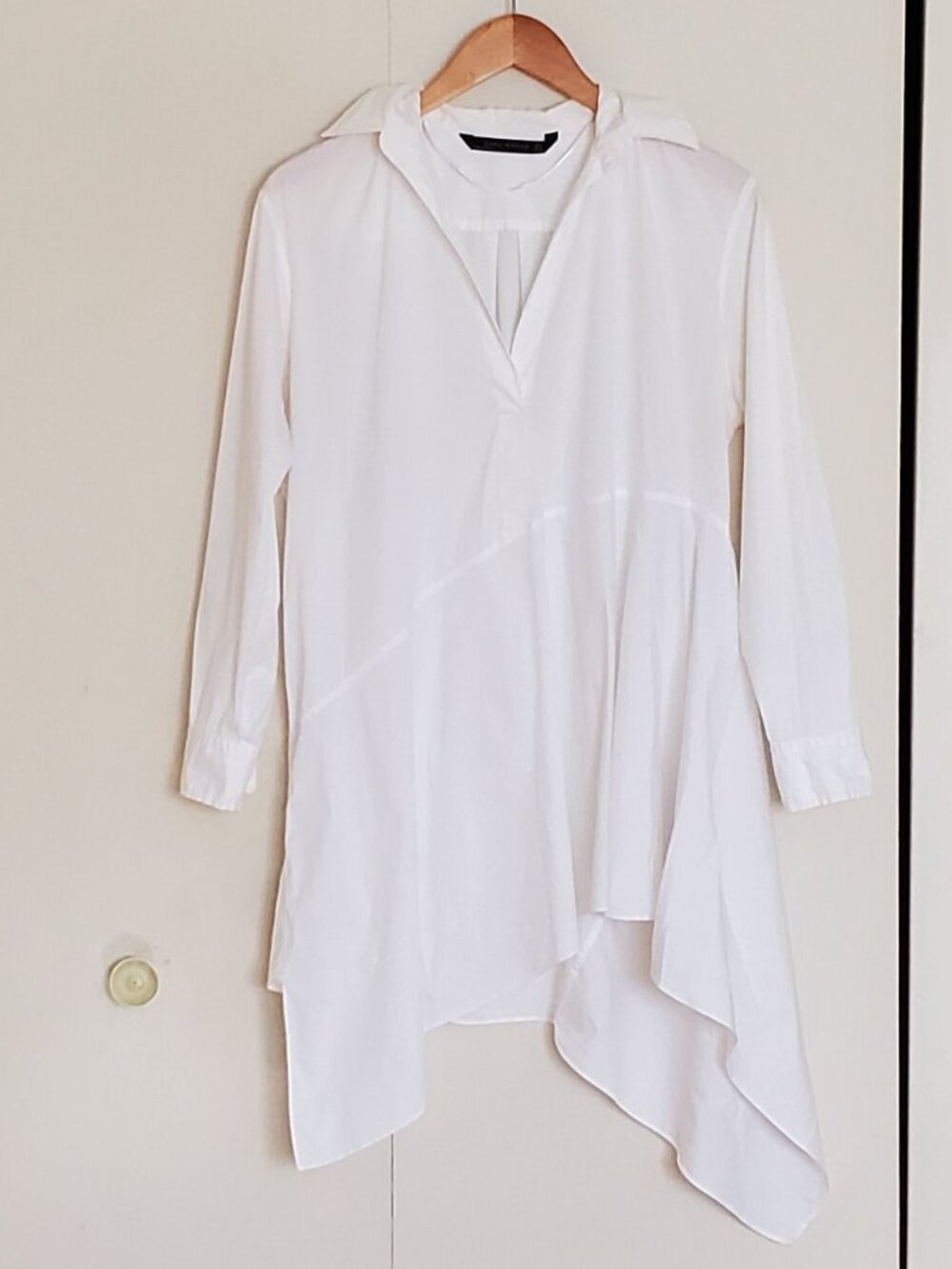Zara Asymmetrical Shirt Dress